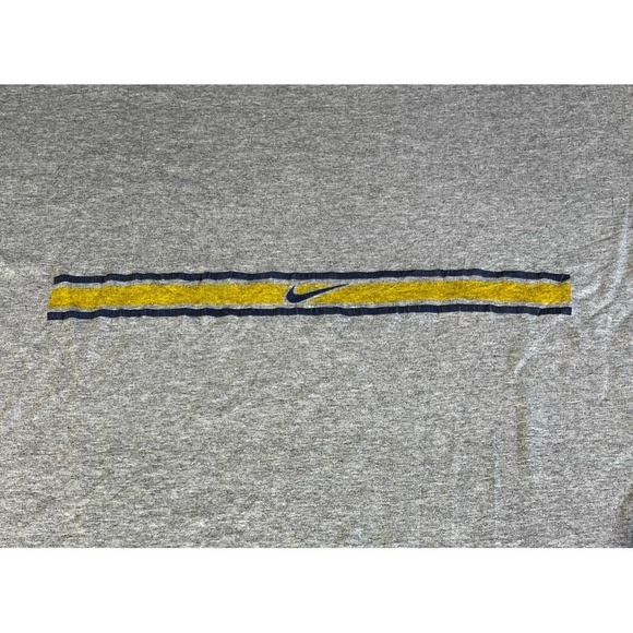 Vtg 80s 90s USA NIKE Just Do It T-shirt Faded Distressed Swoosh Men's XL Gray - Picture 8 of 8